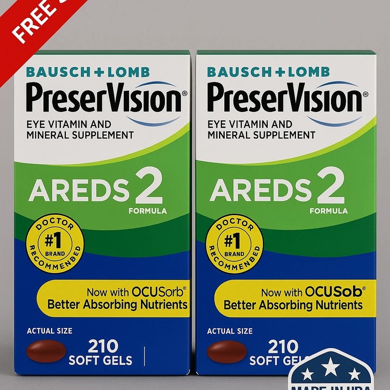Pack of 2 | Preservision AREDS 2 / 210 Count Eye Vitamin Mini Soft gels gallery