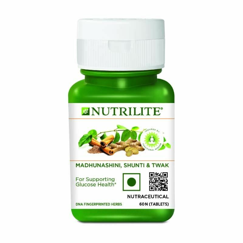 Amway nutrilite Madhunashini, Shunti & Twak 60 tablets grows glucose metabolism