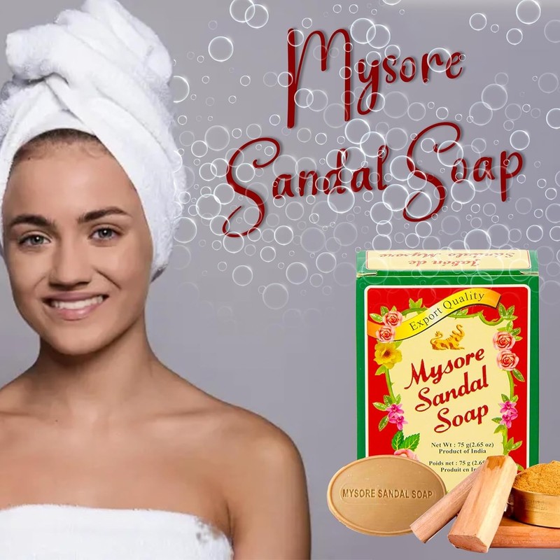 Mysore Sandal Soap 75 g Pack of 3 gallery