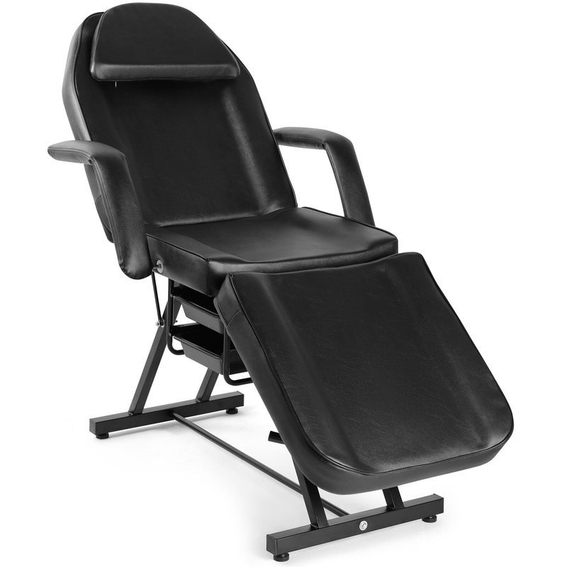 Multifunction Black Facial Bed Tattoo Salon Massage Table Beauty Spa Storage Box gallery
