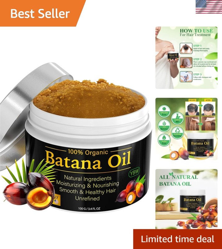 Natural Batana Oil for All Hair Types – Strengthens & Eliminates Split Ends