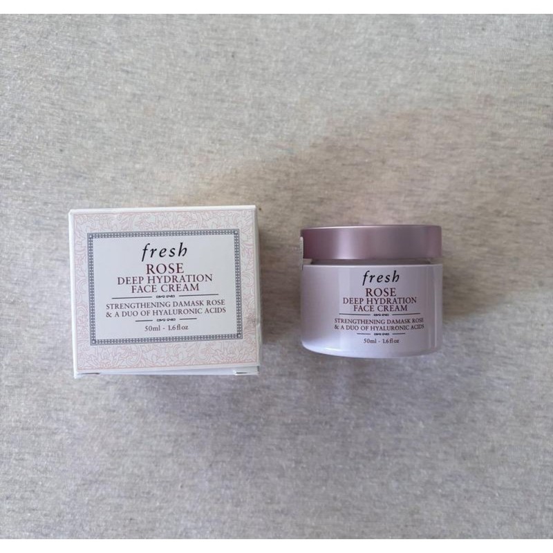 fresh Authentic Rose & Hyaluronic Acid Deep Hydration Moisturizer 1.6 oz/ 50 mL