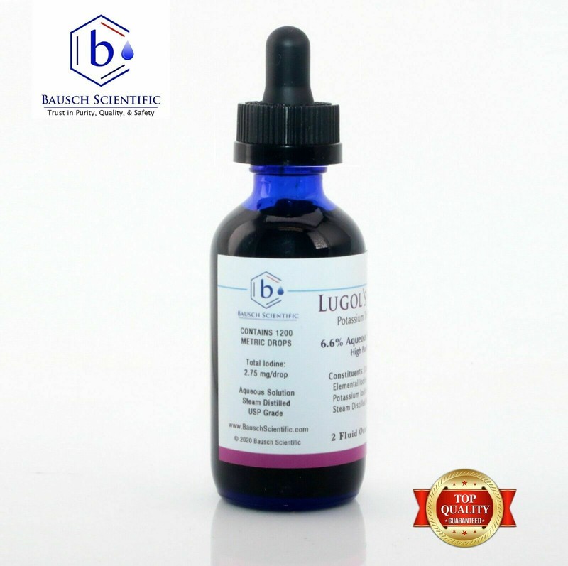BAUSCH SCIENTIFIC Lugol's Solution of Iodine 2% 2oz Economy Pack (12 Bottles) gallery