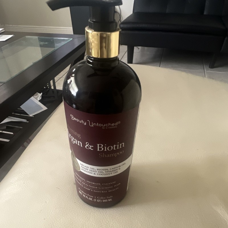 Beauty Untouched Argan & Biotin Shampoo Paraben-Free Color Safe 32 fl oz gallery