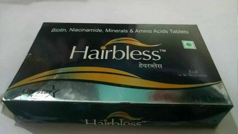 Hairbless Natural Tablet FOR stronger and adds shine to HAIR PACK OF 30 TABLETS gallery