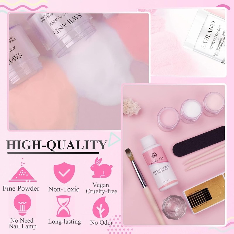 Luxurious Acrylic Nail Starter Set - Non-Toxic, Easy Application & Long Lasting gallery