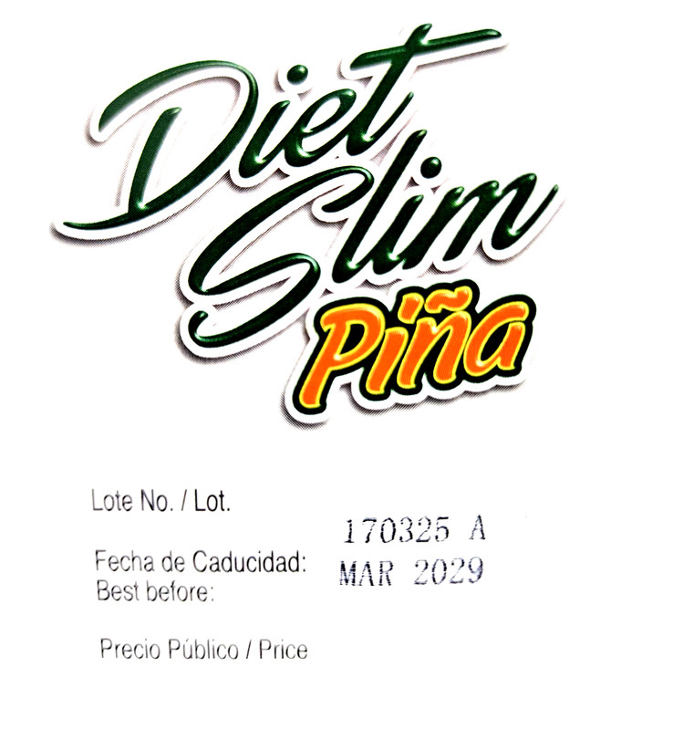 3 Packs DIET SLIM Piña Tea 90 Wrapped Bags 2.5 g. each by Therbal gallery