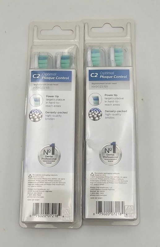 Philips Toothbrush Heads, Sonicare Replacement Toothbrush 2 Pk 6 Total Brush #5