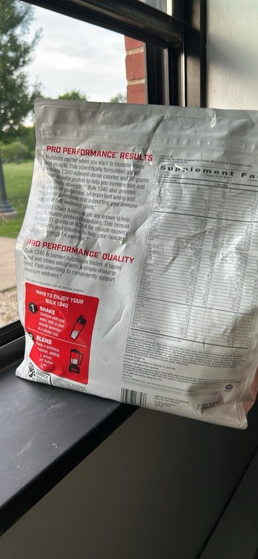 GNC Pro Performance Bulk 1340 Mass Gainer Powder Vanilla Ice Cream Muscle Gain gallery