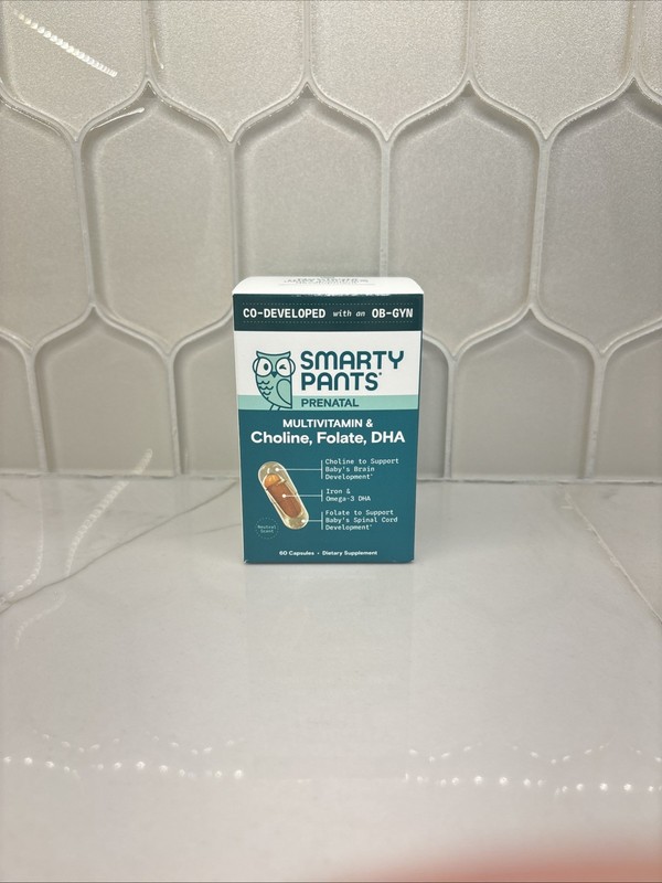SmartyPants Women’s Prenatal Multivitamin Capsules, OB‑GYN Co‑Developed Prenatal