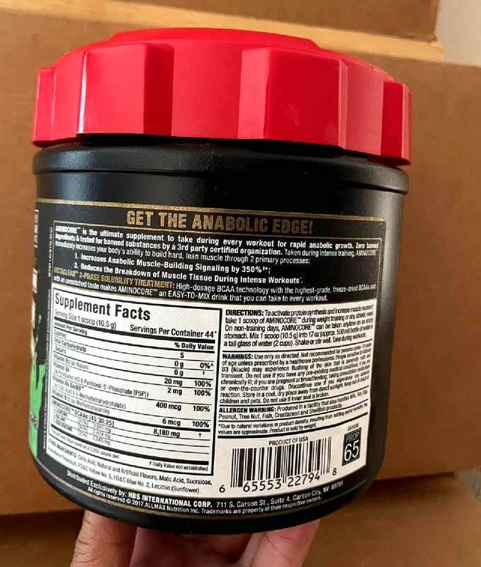 AMINOCORE Soluble CLEAR BCAA Technology , 0 sugar, 0 Carbs, 8 Grams BCAA S gallery