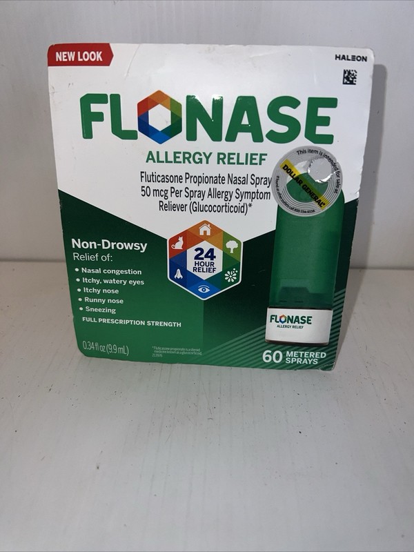 Flonase Allergy Relief Nasal Spray – Fluticasone Propionate-72 Box damage 01/26