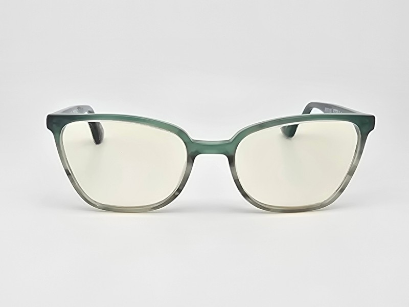 Evolve Eyewear by David Spencer Stella Col 149 Green Fade Cat Eye Eyeglasses gallery