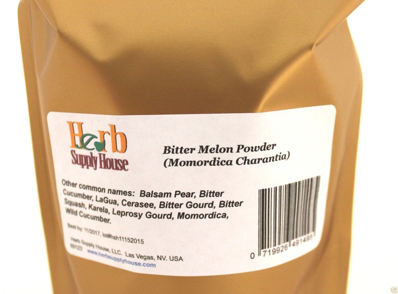 Bitter Melon aka Bitter Gourd Powder 4oz, 1/4lb gallery