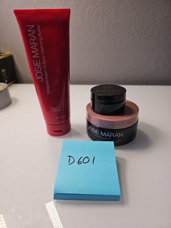 Josie Maran Set Of 3 Whipped Argan Oil Sweet Cranberry 8oz & 2oz gallery