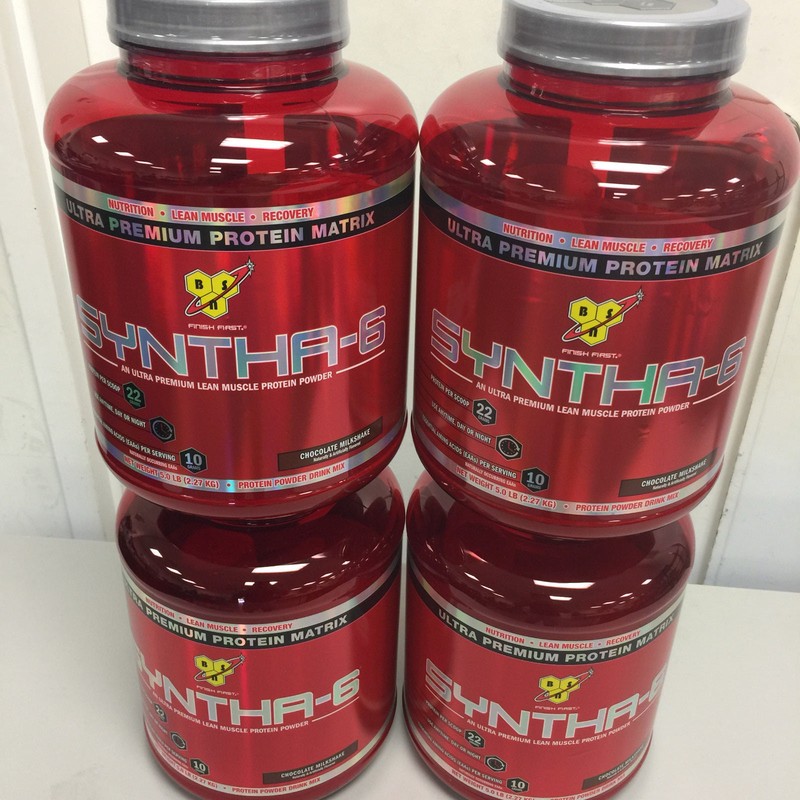 BSN SYNTHA-6 20LBS (4 X 5LB) JUGS PROTEIN SELECT FLAVORS FREE SHIPPING DISCOUNT