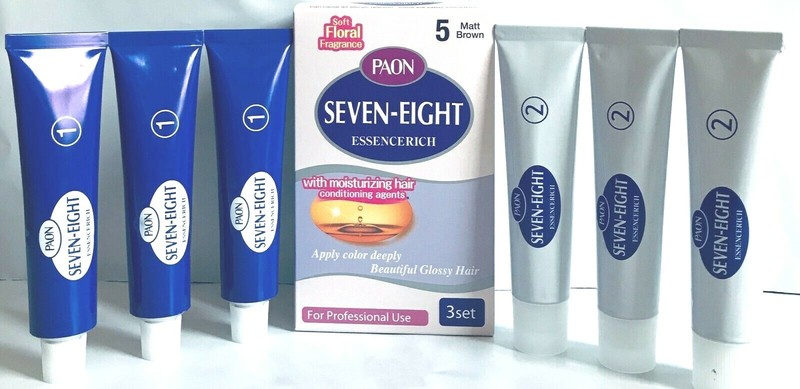 3 Set PAON Ammonia Free Seven-Eight EssenceRich # 3/4/5/6/7 New Packaging gallery