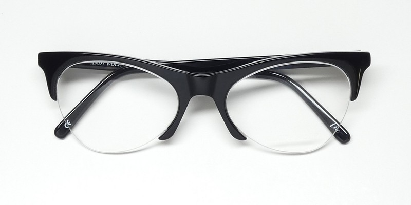 NEW ANDY WOLF 5078 EYEGLASS FRAME 52-19-140 CAT EYE WOMENS AUSTRIA PLASTIC gallery