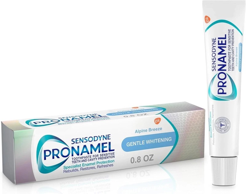 Sensodyne Pronamel Gentle Whitening Alpine Breeze Toothpaste, Travel Size 0.8 oz