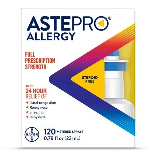 Astepro 24hr Steroid Free Allergy Relief Spray / Azelastine HCl, 120 sprays 2028