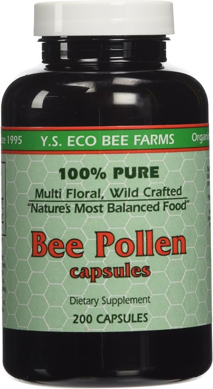 Y.S. Eco Bee Farms Bee Pollen 1000mg 200 Capsules