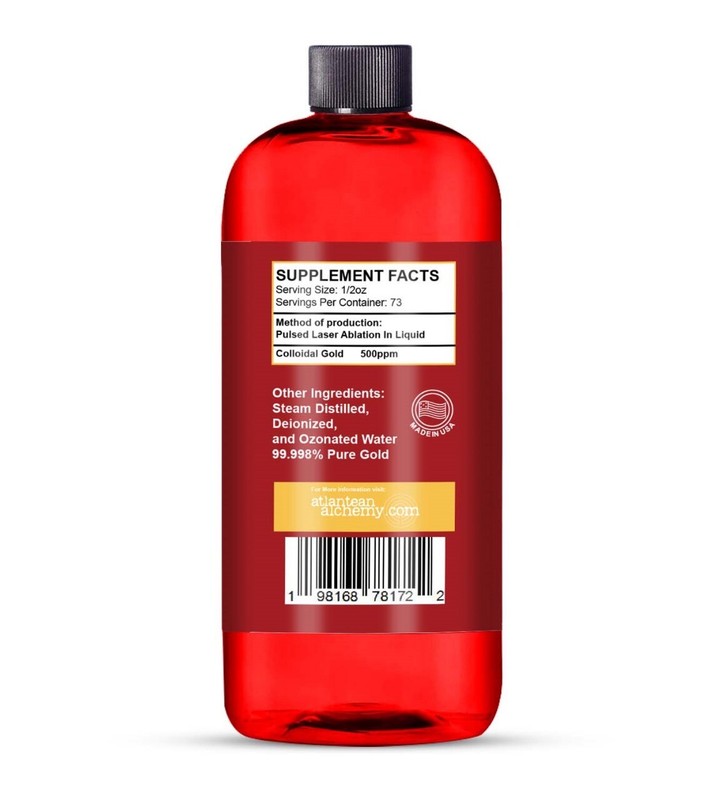 Colloidal Gold 500PPM - Laser Made gallery