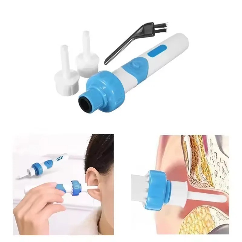 NEW Electric Cordless Vacuum Ear Cleaner Wax Remover Safety Painless Cleaning