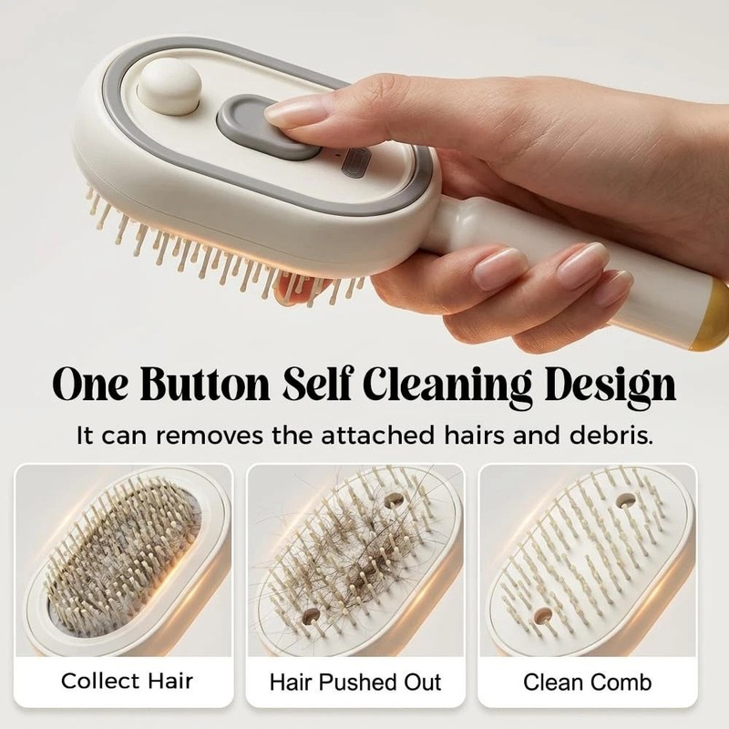 2026 Electric Spray Hair Brush Air Cushion Massage Comb Anti-Static 3-colors US gallery