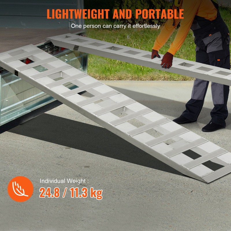 6000lb 72"x15" Aluminum Loading Ramps for Truck SUV ATV UTV Heavy Duty gallery