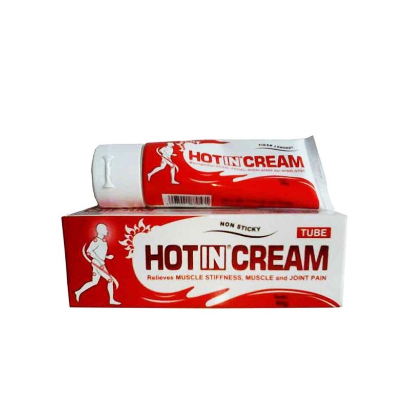 5x 60gr Hot in Cream tube for treating tiredness, aches and muscle aches