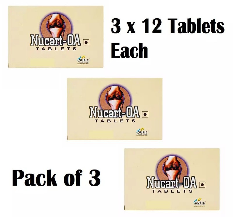 Gufic Nucart-OA (72 Tablets) Herbal for Joint Pain & Anti-Inflammatory