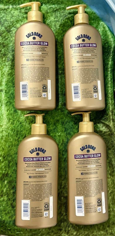 (4) Gold Bond Cocoa Butter Glow Daily Hydrating Lotion 14oz gallery