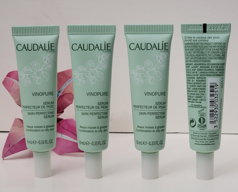 4 pk Caudalie Vinopure Skin Perfecting Serum 10 ml / 0.33 fl oz MINI gallery