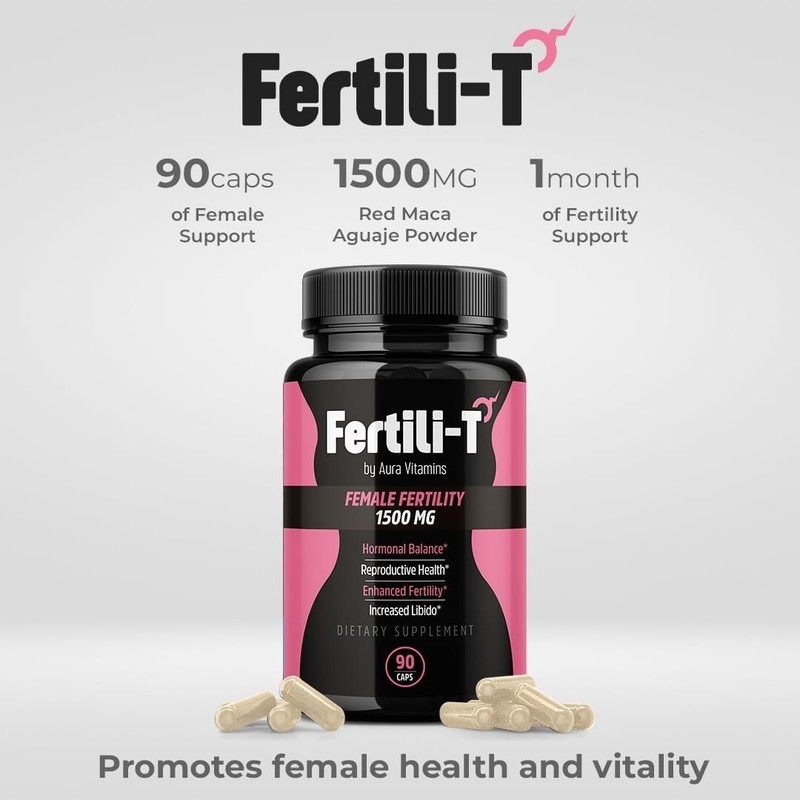 Fertili-T Reproductive & Prenatal Support Supplement for Women Aguaje & Red Maca gallery
