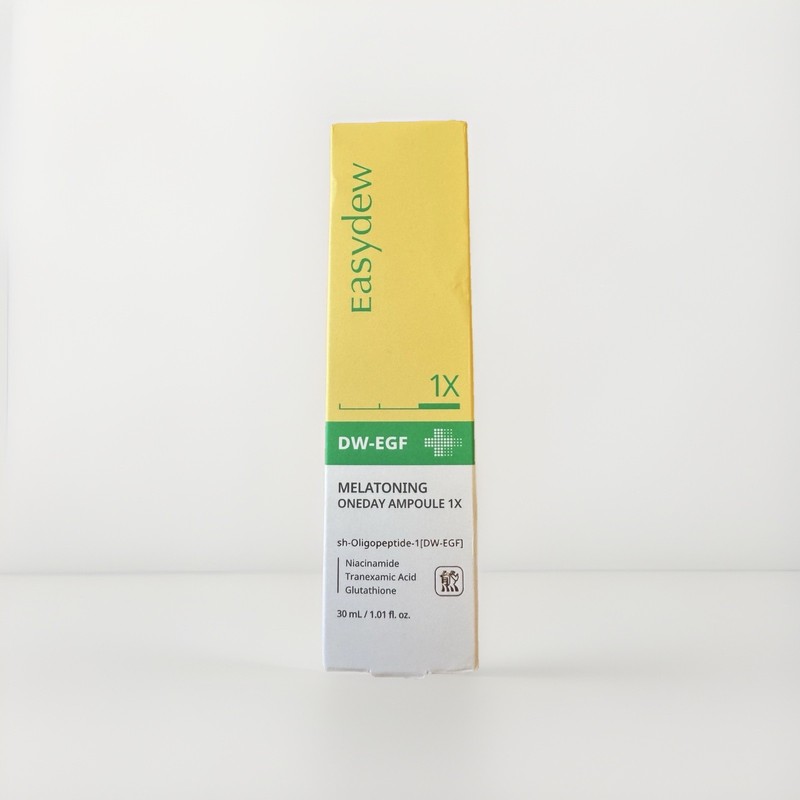 Easydew DW-EGF Melatoning Ampoule 1X – Hydrating Dark Spot Serum with Niacina…
