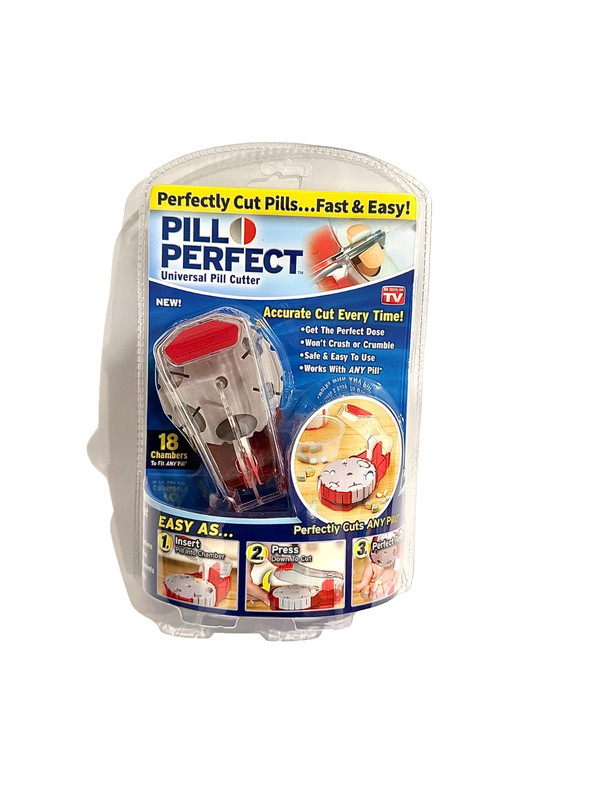 Pill Perfect Universal Pill Cutter – Easy & Precise Splitter for Medications