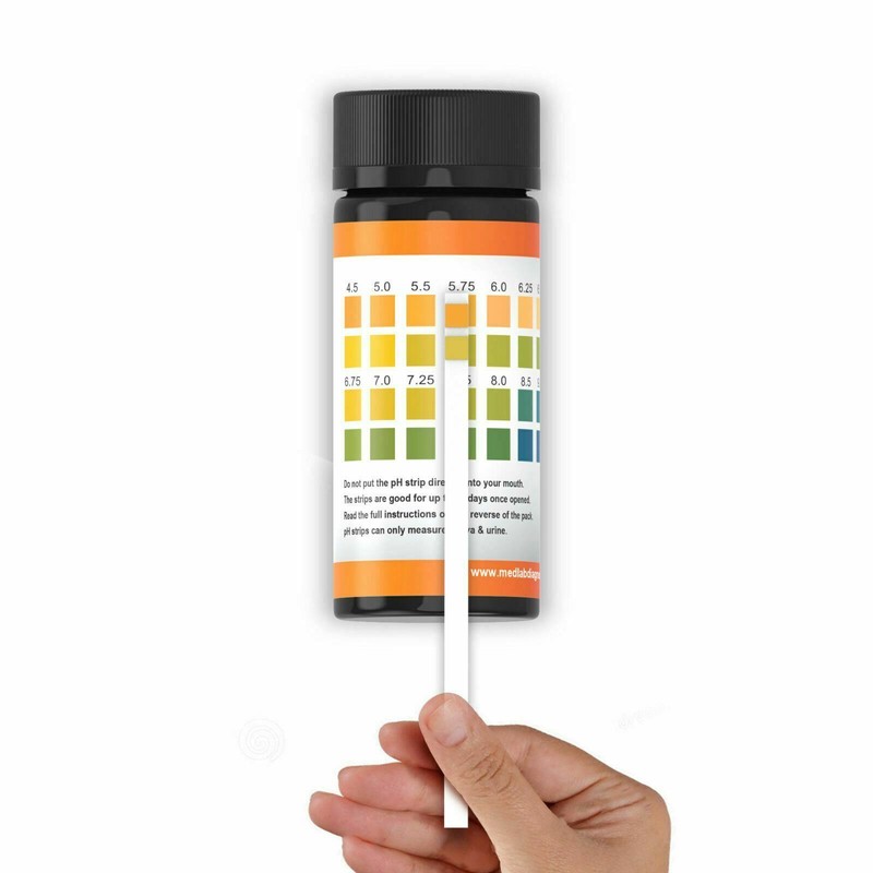 pH Test Strips 200 ct for Urine and Saliva Body pH Testing, Urinalysis Test gallery