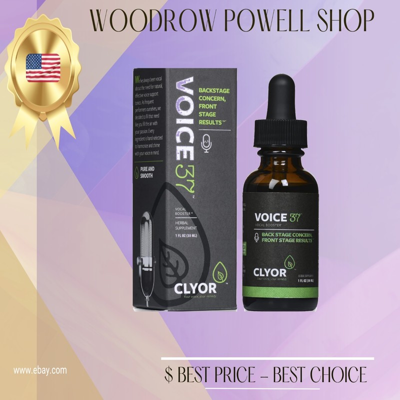 Voice37 All-Natural herbal Throat Remedy – Fast-Acting Relief for Singers 1 oz