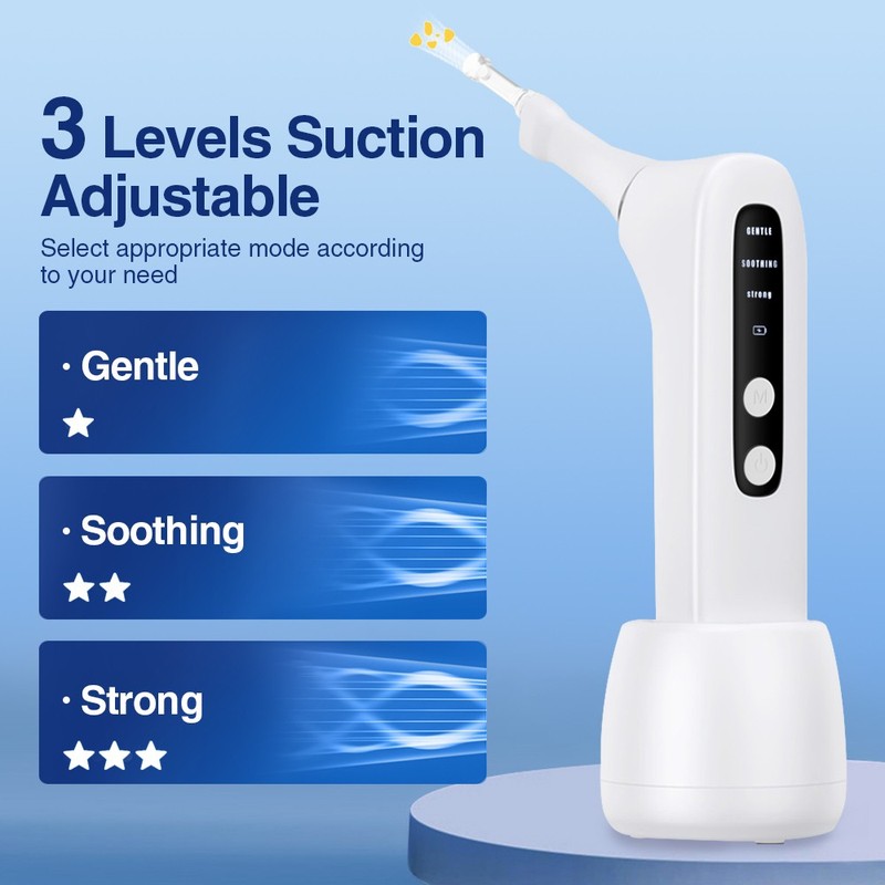 Tonsil Stone Remover LED Light Oral Care Electric Mouth Cleaning Suction Tool
