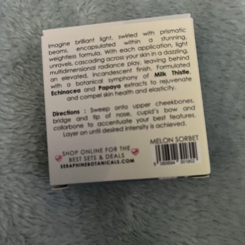 Seraphine Botanicals First Light Superfine Highlighter 3g 0.11 oz - Melon Sorbet gallery