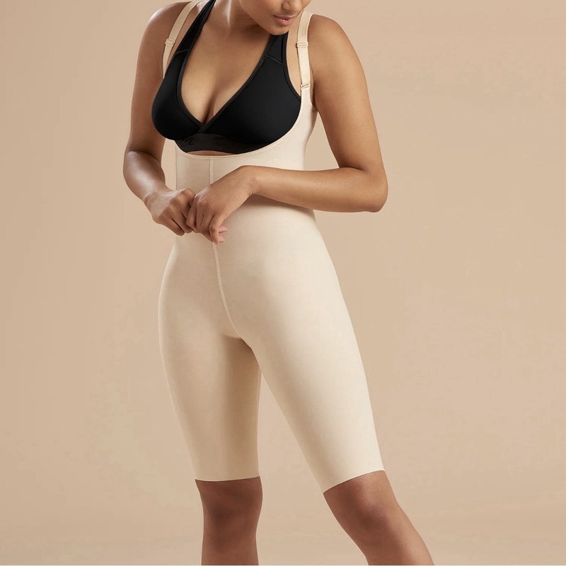 Marena Recovery Compression Girdle high back Women’s Nude Sz M medium Pull On gallery