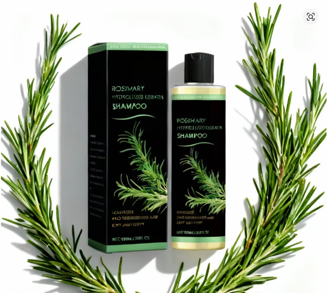 2 Pack Organic Rosemary Hair Growth Shampoo for Women and Men-Natural Thickening