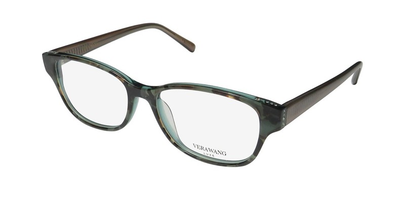 NEW VERA WANG LUXE SHANDAE EYEWEAR 51-15-135 MT FULL-RIM WOMENS SQUARE PLASTIC