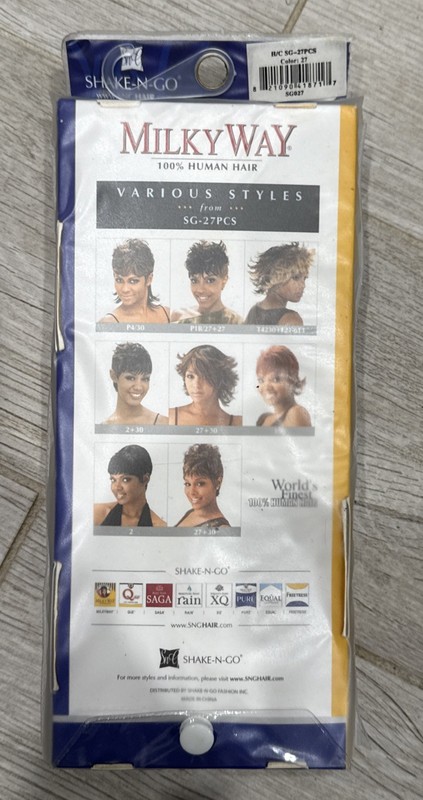 BRAND NEW Milky Way 27 PCS OF Color 27 100% HUMAN HAIR SHORTCUT SERIES gallery