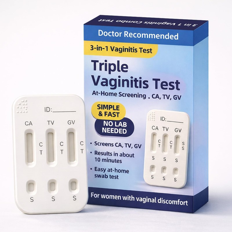 3-in-1 At-Home Vaginal Infection Test Kit for Women – Fast Results, Easy Use