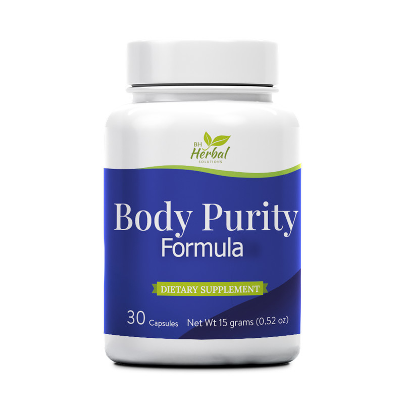 Body Purity Formula Natural Detox Full Body Cleanse Toxin & Metal Flush Vegan