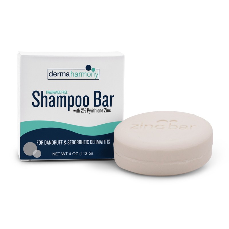 2% Pyrithione Zinc Dandruff & Seborrheic Dermatitis Shampoo Bar – Fragrance-Free
