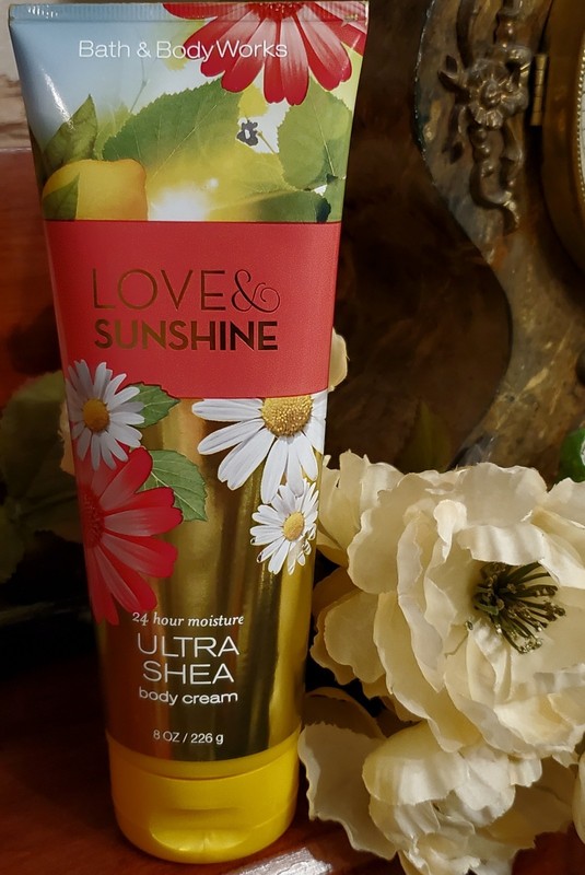Bath & Body Works, LOVE & SUNSHINE, Ultra Shea Body Cream 8 oz, Discontinued New