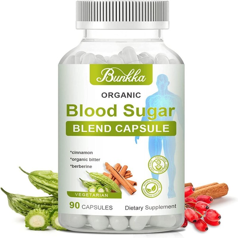 BLOOD SUGAR BLEND SUPPORT 800MG Berberine & Cinnamon 90 Capsules gallery