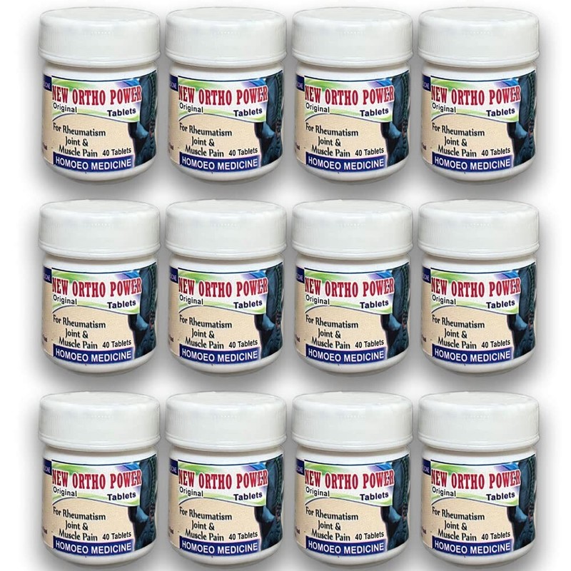 Ayurvedic new Ortho Power Tablet (12 x 40 Unit) Tablets Free Shipping World Wide